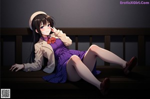 A woman with blue eyes wearing a black turtle neck top.